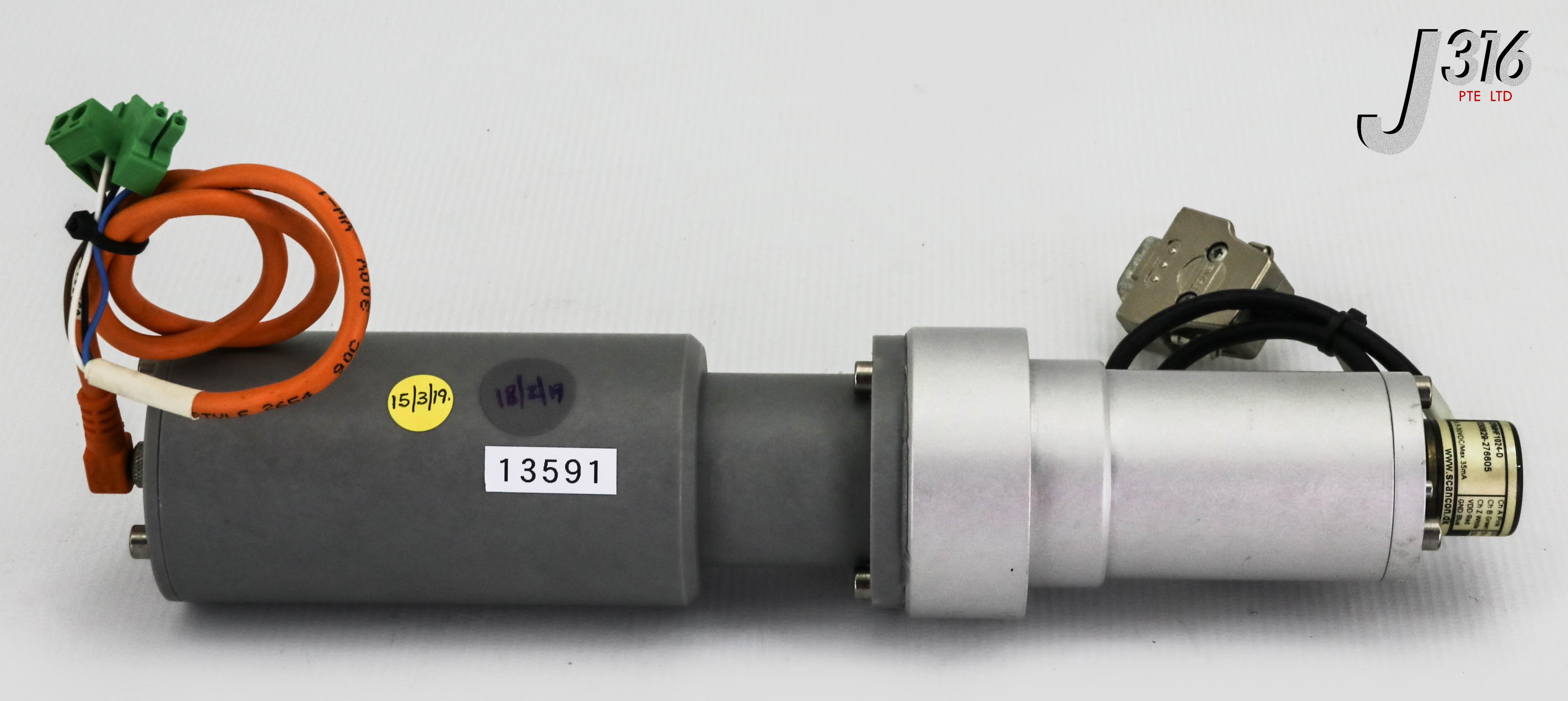 13591 FAULHABER MOTOR W/SCANCON ENCODER,2RMHF 1024-D NFOA01A22109